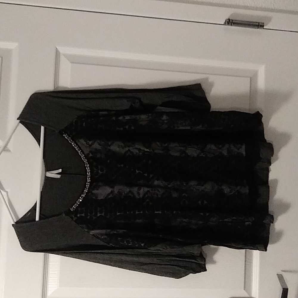 Vanity Lacy 3/4 Sleeve 2xl shirt